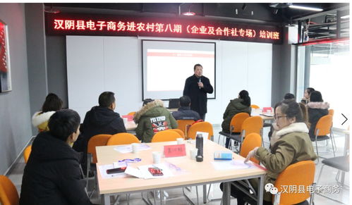 漢陰縣電子商務(wù)進(jìn)農(nóng)村企業(yè)、合作社及從業(yè)人員提升班圓滿落幕
